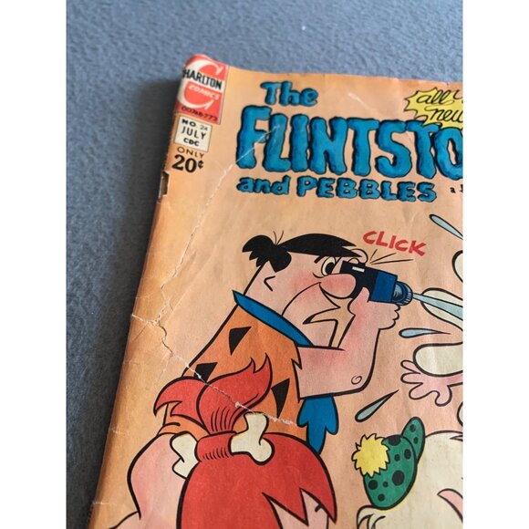 The Flintstones And Pebbles Comic #2  Hanna-Barbera July 1970 - Picture 2 of 4